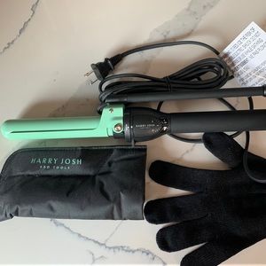 Harry Josh Pro Tools 2 in 1 Ceramic Marcel Curling Iron 1 Inch Mint Green